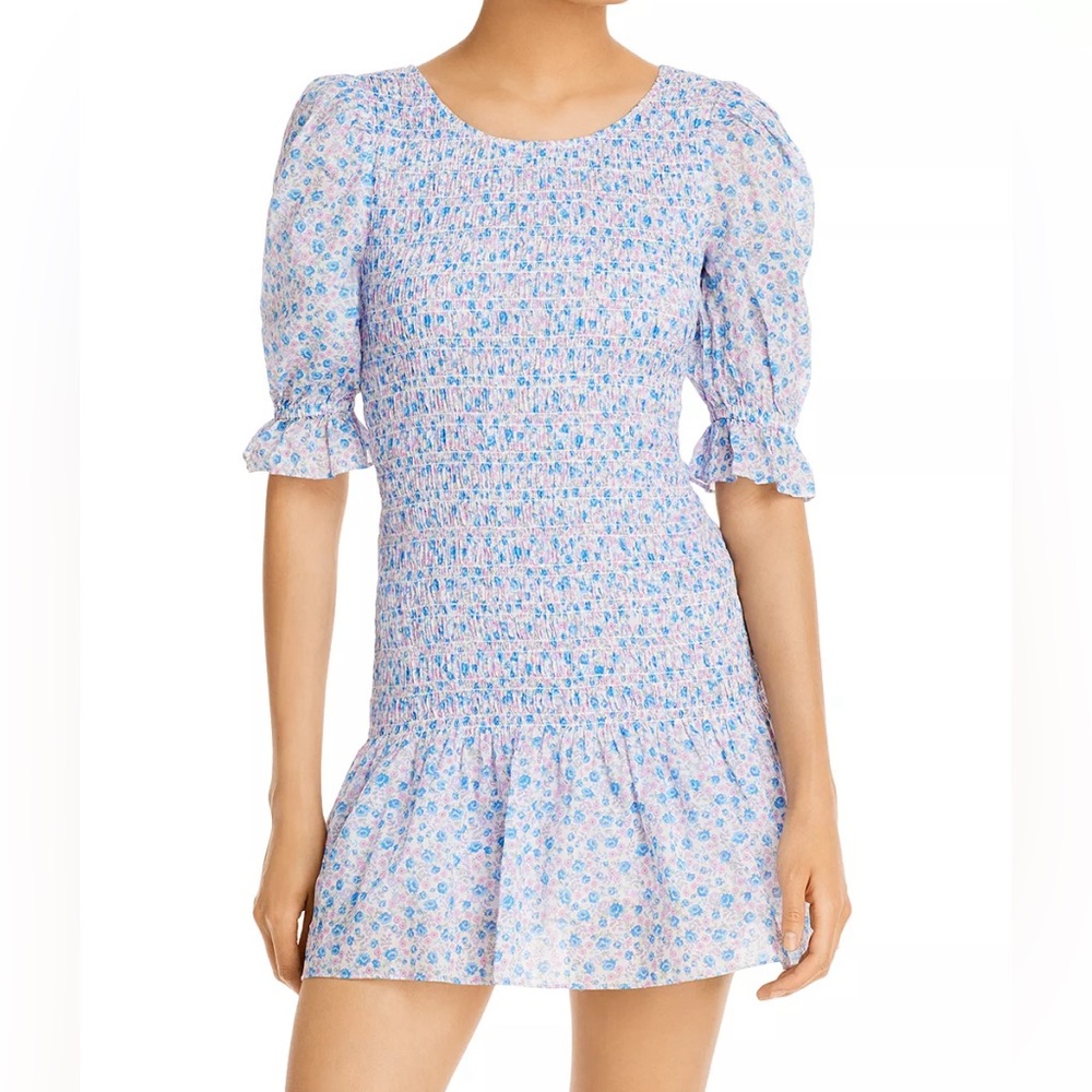 Authentic LoveShackFancy Luppa Floral Mini Dress